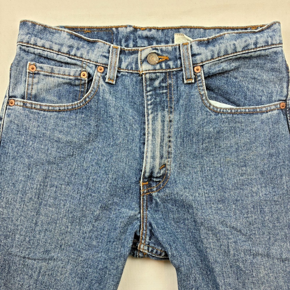 Levis 512 Jeans VTG 90s 32x32 (Actual 30x30) Slim Tapered USA Black Batwing